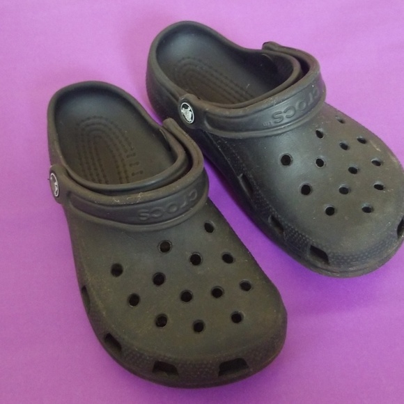 CROCS Other - Boys Size 4 Black Crocs
